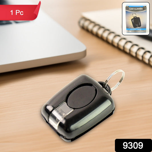 Portable multi-function LED flashlight keychain for travel and emergency use