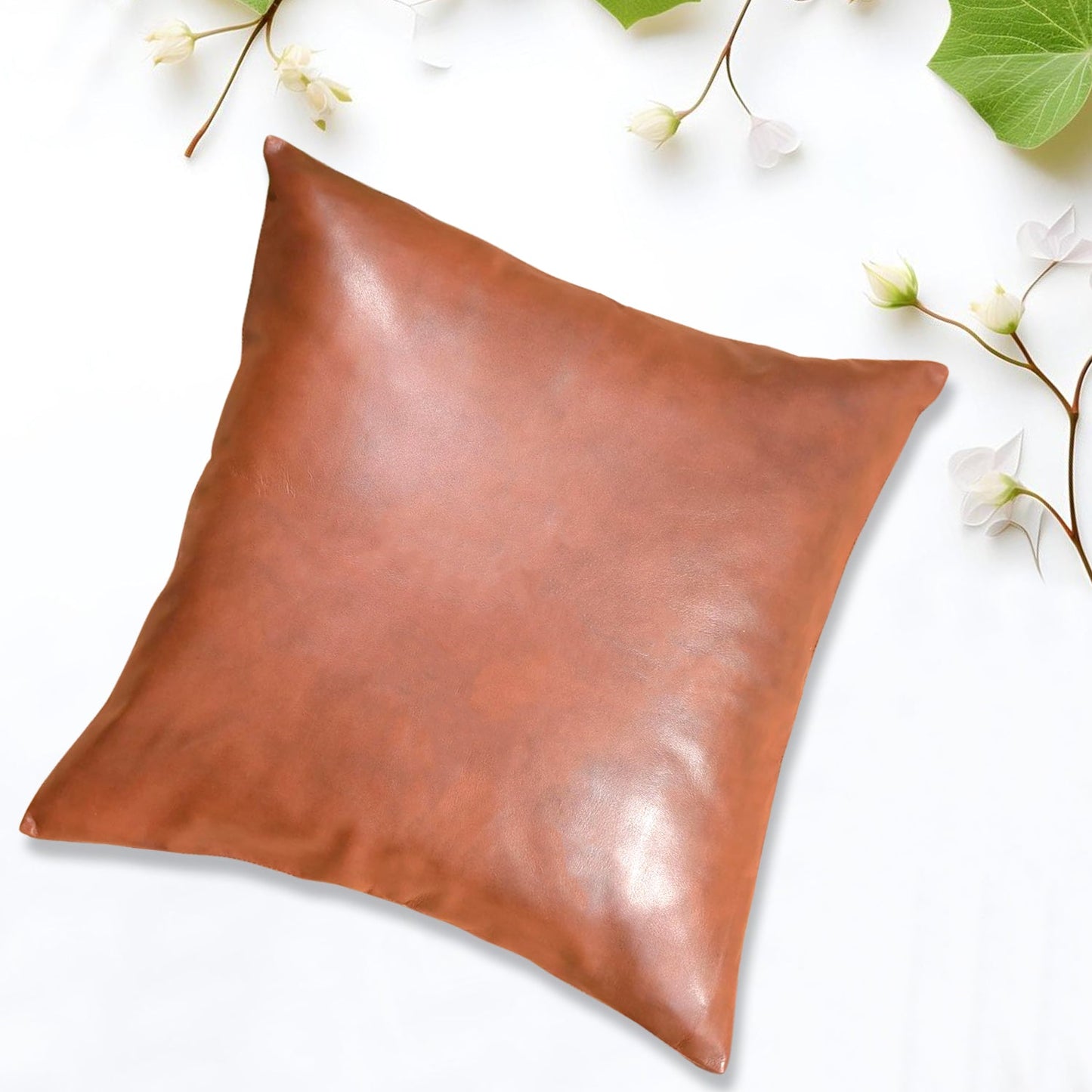 Stack of multiple pillow covers (60x60 CM) in different colors, ready for shipping.