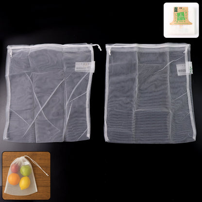 Lightweight breathable mesh bag perfect for storing fresh fruits and vegetables