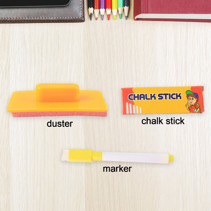 Portable educational drawing board with handle for easy carrying for children
