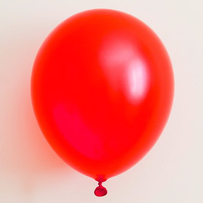 Close-up of a colorful balloon arrangement for a festive party.