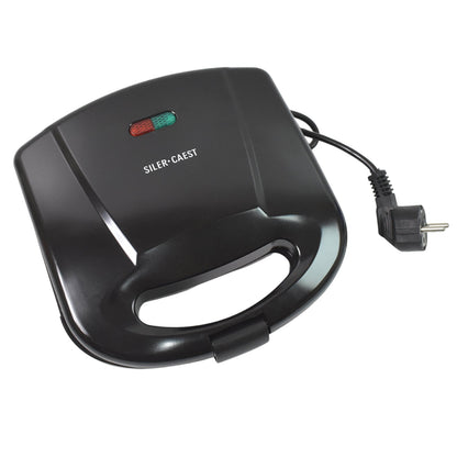 Side view of sandwich maker compact design and easy grip handle