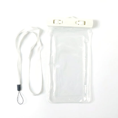 All-mobile size waterproof pouch close up with secure locking mechanism