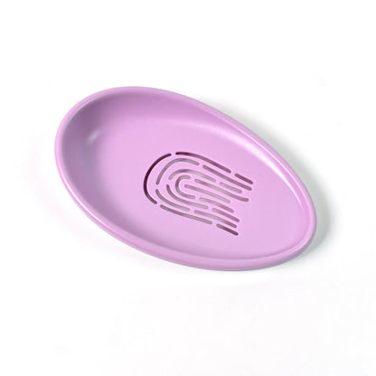 Modern bathroom soap tray by VelvetBubbles, seamlessly integrated into a clean setup.