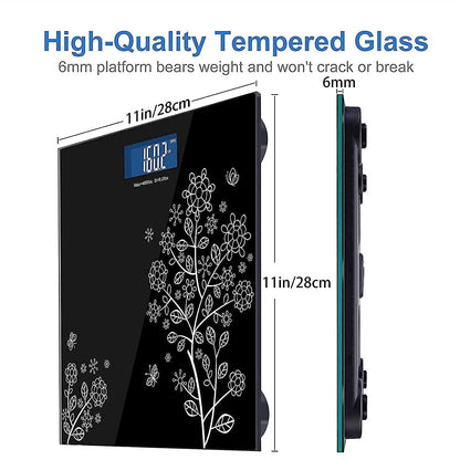 Easy-to-read digital display on the precision personal weighing scale.