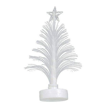Close-up of the LED tree candle light base and battery compartment.