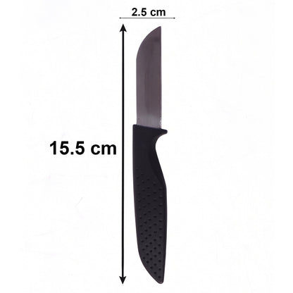 Close-up of sharp stainless steel blades in the 12-piece set
