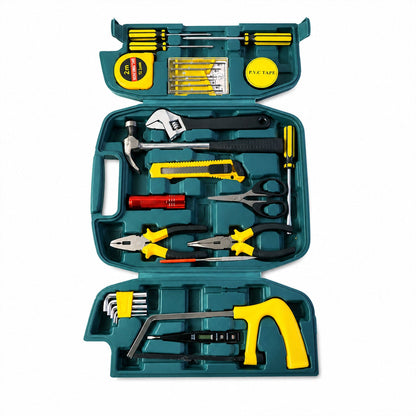 Complete Home Tool Kit Set arranged on a white background.