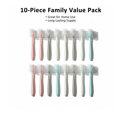 Soft and gentle ultra soft bristled toothbrush ideal for kids and adults