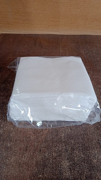 Compact disposable facial tissue paper pack for personal hygiene