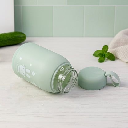 Insulated bottle drinking use