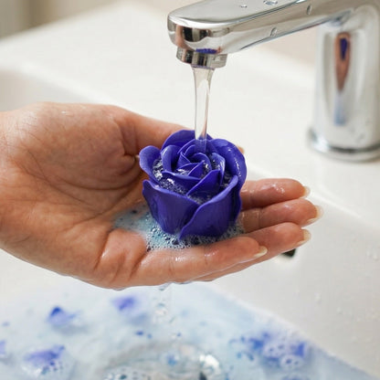 Floral rose bath soap set for decorative baths