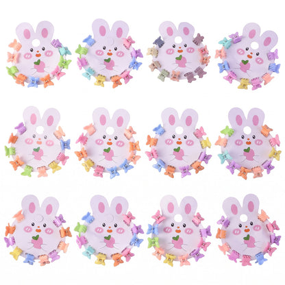 Mini Claw Hair Clips – 120-Piece Pastel Bear Set for Girls