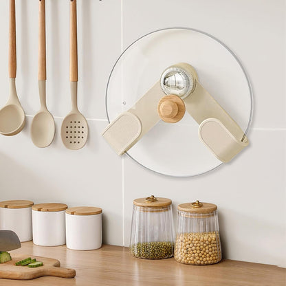 Cookware lid holder clip for kitchen efficiency