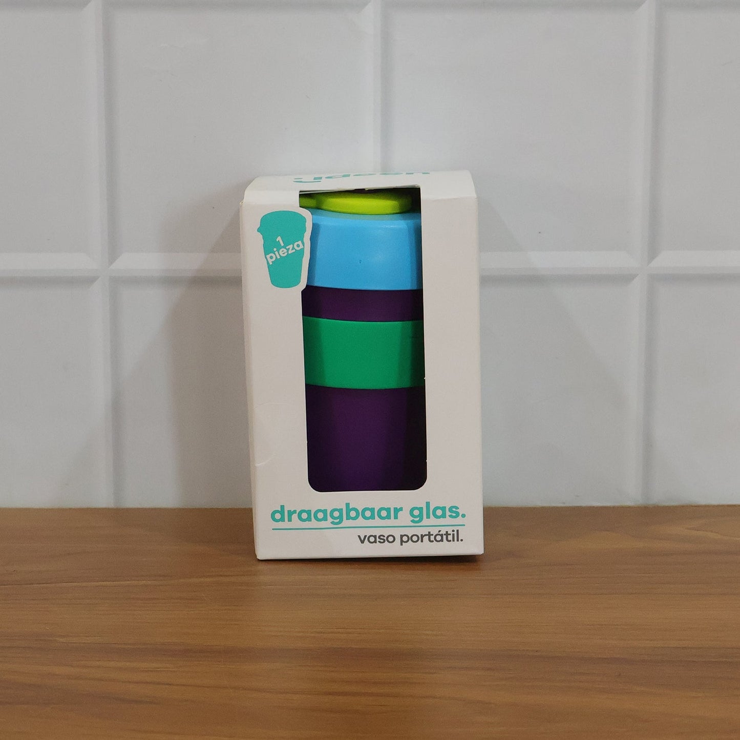 Lightweight reusable travel mug for tea and coffee