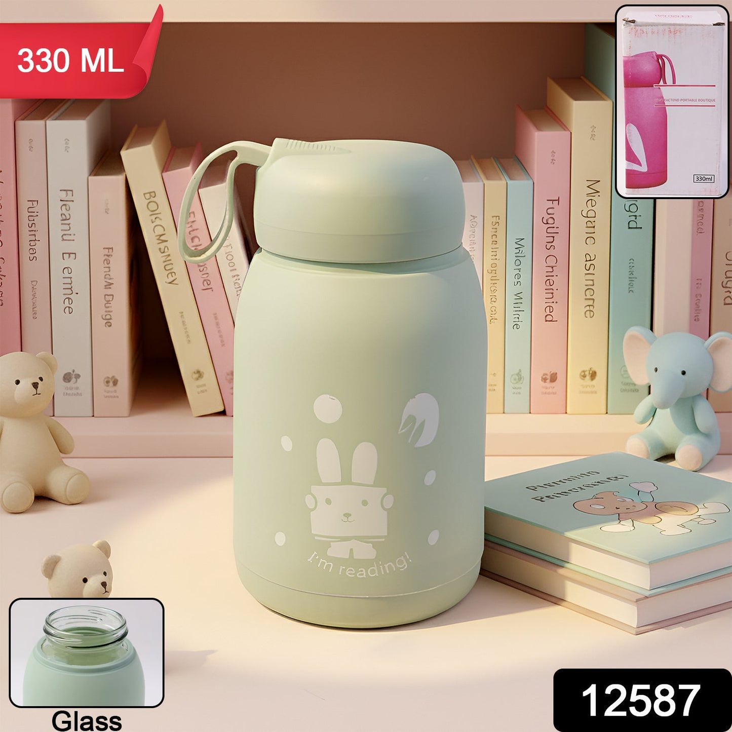 Glass water bottle pack